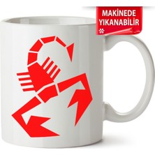 Çakılap Fiat Abart Logo Baskılı Porselen Kupa Bardak