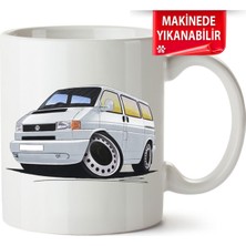 Çakılap Vw Transporter T4 Baskıpı Porselen Kupa Bardak (Kp-Otmbl-Vw)