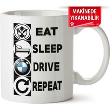 Çakılap Bmw Logo Baskılı Porselen Kupa Bardak (Kp-Otmbl-Bmwlg)