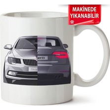 Çakılap Skoda Superb B5 Baskıpı Porselen Kupa Bardak