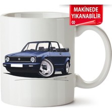 Çakılap Vw Golf Baskıpı Porselen Kupa Bardak (Kp-Otmbl-Vw)
