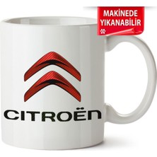 Çakılap Citroen Logo Baskılı Porselen Kupa Bardak (Kp-Otmbl-Ctrn)