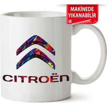 Çakılap Citroen Logo Baskılı Porselen Kupa Bardak (Kp-Otmbl-Ctrn)
