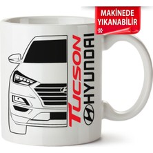 Çakılap Hyundai Tucson Baskılı Porselen Kupa Bardak (Kp-Otmbl-Hynd)