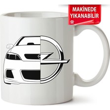 Çakılap Opel Astra G Baskıpı Porselen Kupa Bardak (Kp-Otmbl-Opl)