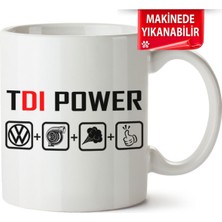 Çakılap Vw Logo Baskıpı Porselen Kupa Bardak (Kp-Otmbl-Vw)