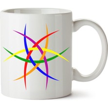 Çakılap (Pride) Baskılı Porselen Kupa Bardak