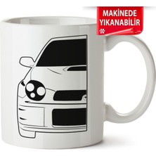 Çakılap Subaru Baskıpı Porselen Kupa Bardak (Kp-Otmbl-Sbr)