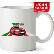 Çakılap Skoda Octavia A5 Baskıpı Porselen Kupa Bardak (Kp-Otmbl-Skd)