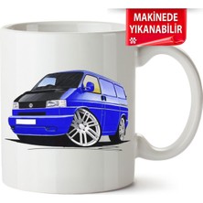 Çakılap Vw Transporter T4 Baskıpı Porselen Kupa Bardak (Kp-Otmbl-Vw)