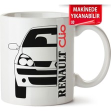 Çakılap Renault Clio 2 Baskıpı Porselen Kupa Bardak (Kp-Otmbl-Rntl)