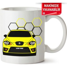 Çakılap Seat Leon Mk2 Baskıpı Porselen Kupa Bardak (Kp-Otmbl-Seat)