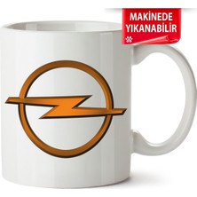 Çakılap Opel Logo Baskıpı Porselen Kupa Bardak (Kp-Otmbl-Opl)