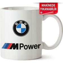 Çakılap Bmw M Logo Baskılı Porselen Kupa Bardak (Kp-Otmbl-Bmwlg)