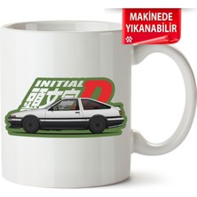 Çakılap Toyota AE86 Baskıpı Porselen Kupa Bardak (Kp-Otmbl-Tyt)