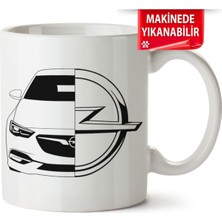 Çakılap Opel Corsa E Baskıpı Porselen Kupa Bardak