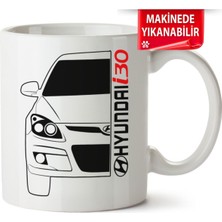 Çakılap Hyundai I30 Baskılı Porselen Kupa Bardak