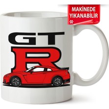 Çakılap Nissan R35 Baskıpı Porselen Kupa Bardak (Kp-Otmbl-Nssn)