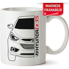 Çakılap Hyundaiix HYUNDAIIX35 Baskılı Porselen Kupa Bardak