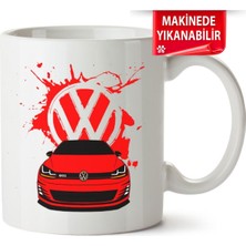 Çakılap Vw Golf 7 Baskıpı Porselen Kupa Bardak