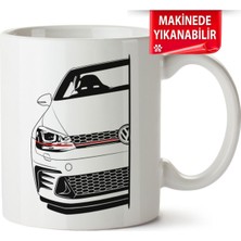 Çakılap Vw Golf 7 Baskıpı Porselen Kupa Bardak