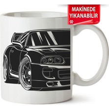 Çakılap Toyota Supra Baskıpı Porselen Kupa Bardak (Kp-Otmbl-Tyt)