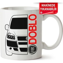 Çakılap Fiat Doblo Baskılı Porselen Kupa-Bardak