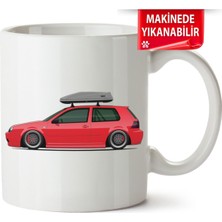 Çakılap Vw Golf 4 Baskıpı Porselen Kupa-Bardak