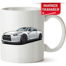 Çakılap Nissan R35 Baskıpı Porselen Kupa-Bardak