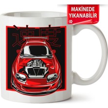 Çakılap Toyota Supra Baskıpı Porselen Kupa Bardak