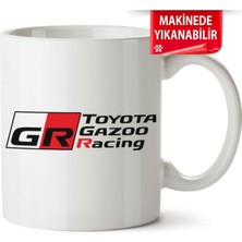 Çakılap Toyota Gazoo Racing Baskıpı Porselen Kupa Bardak