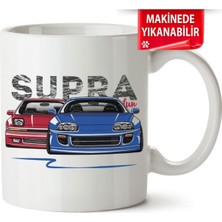 Çakılap Toyota Supra Baskıpı Porselen Kupa-Bardak