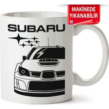 Çakılap Subaru Baskıpı Porselen Kupa Bardak