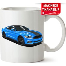 Çakılap Ford Mustang Baskılı Porselen Kupa Bardak