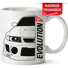 Çakılap 3mitsubishi Evo Baskıpı Porselen Kupa Bardak
