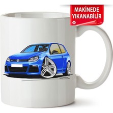Çakılap Vw Golf 6 Baskıpı Porselen Kupa Bardak