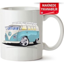 Çakılap Vw Transporter T1 Baskıpı Porselen Kupa Bardak