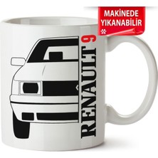 Çakılap Renault 9 Baskıpı Porselen Kupa Bardak