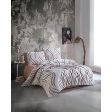 Taç Kristal Nevresim Takımı Esinti Pembe Tek Kişilik