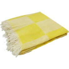 Inter Z 3'lü Set Dama Desenli Peştamal Plaj Havlusu 70X155 cm