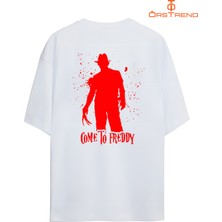 Ors Trend A Nightmare Elm Street Baskılı Oversize Tişört