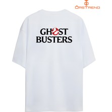 Ors Trend Ghostbusters Baskılı Oversize Tişört
