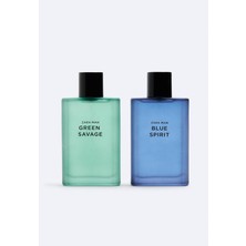 Zara Man Green Savage + Zara Man Blue Spırıt Eau De Toılette 2x 90 Ml