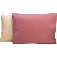 Mundo Lindo Doğal Pamuk Düz Renk 2'li Yastık Kılıfı Tek Kişilik