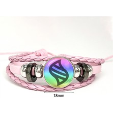 Mingjin Shop 1 Kolye Japon Animesi Mega Taş Pokemon Bilezik Cam Cabochon Pokemon Takı Anime Bileklik Kadınlar Çocuklar Için Hediye (Yurt Dışından)