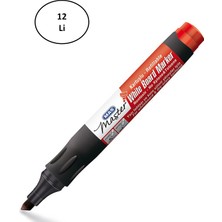 Toptan Bulurum Mas 6412 Tahta Kalemi Doldurulabilir Kırmızı 12'li