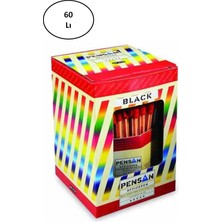 Toptan Bulurum Pensan Tükenmez Kalem Offispen 1 mm Kırmızı 60'lı