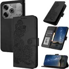 Mellow Shop Tecno Pova 6pro Kickstand Koruyucu Flip Folio Kitap Pu Için Flip Case (Yurt Dışından)