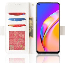 Mellow Shop Oppo A94 4g Kart Yuvaları Için Kılıf Tutucu Yan Toka Cüzdan Pu Deri (Yurt Dışından)