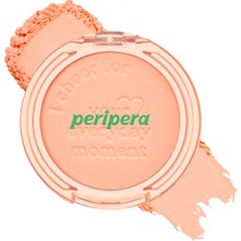 PERIPERA Pastel Tonlarda Sebum Dengeleyici Toz Allık Peripera Pure Blushed Sunshine Cheek (19 Enjoy Coral)